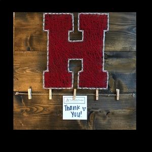 initial string art board